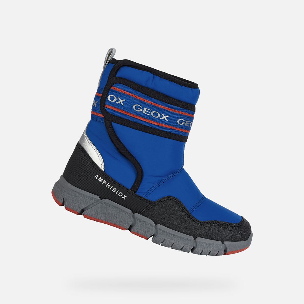 Botas Geox Menino Azuis - Flexyper Abx - XUPVC2103